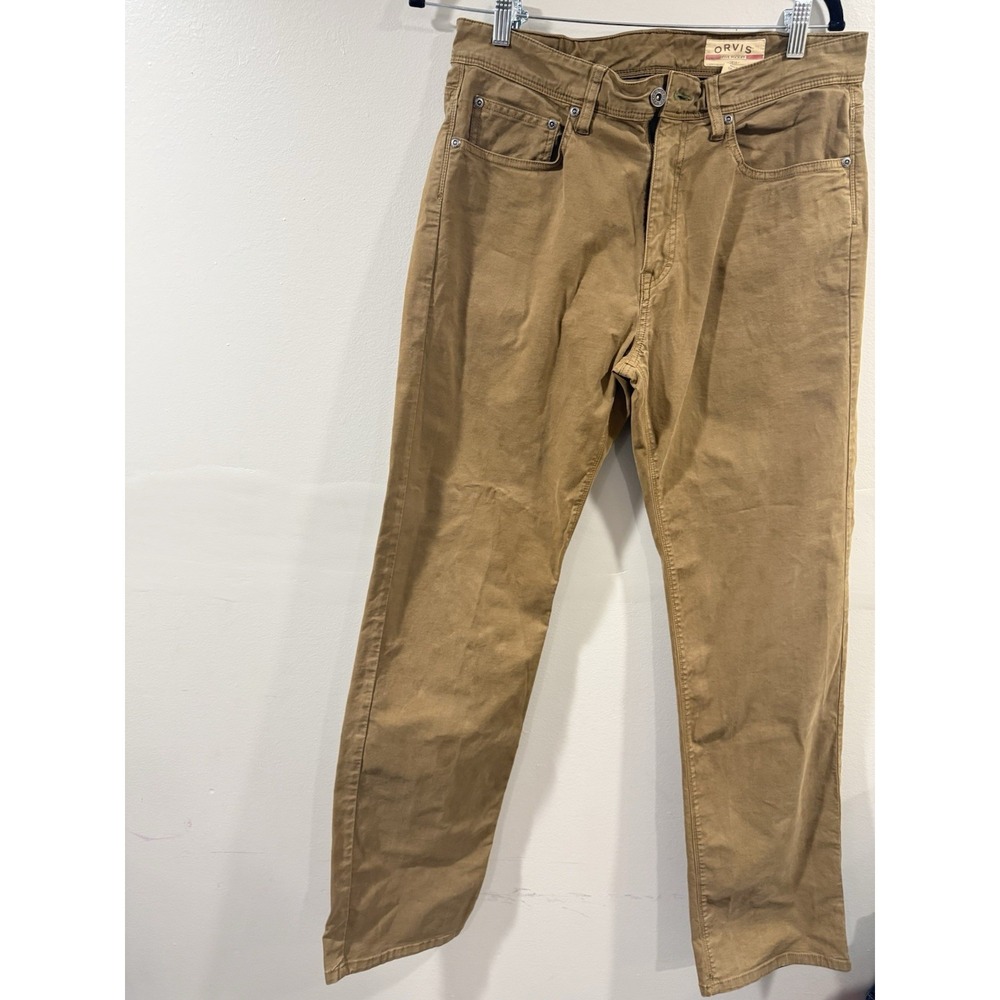 Orvis Five Pocket Brown Pants Size 32x34